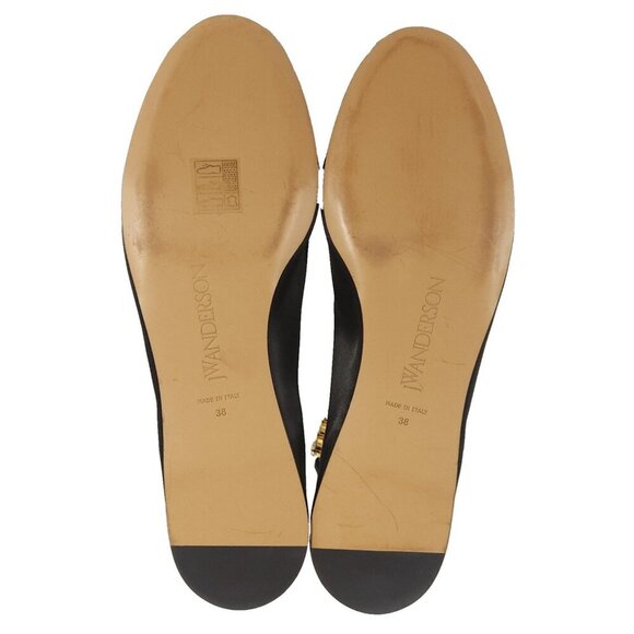 J W Anderson Ballerina Shoes With Crystals Size 38 US 8 Black $890 - Picture 9 of 16